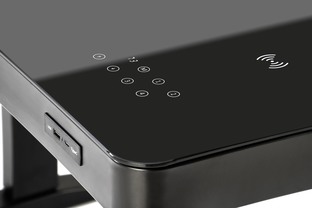 B52 biurko biurko z funkcją regulacji wysokości, czarny