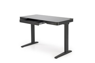 B52 biurko biurko z funkcją regulacji wysokości, czarny