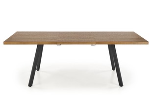 BERLIN extension table, walnut / black