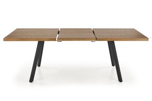 BERLIN extension table, walnut / black