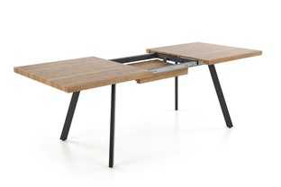 BERLIN extension table, walnut / black
