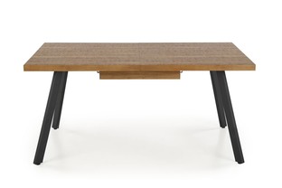 BERLIN extension table, walnut / black