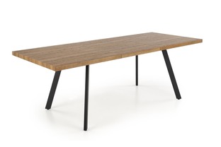 BERLIN extension table, walnut / black