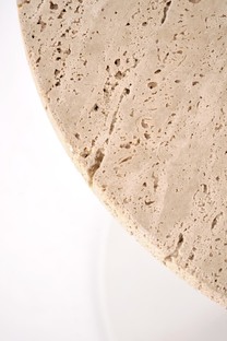 TRAVERSO ława, trawertyn / biały