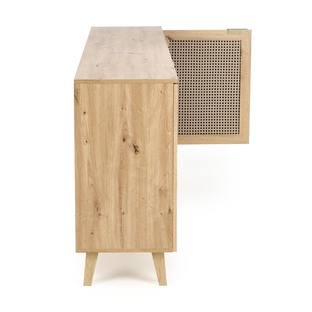 BORNEO KM-1 komoda dąb artisan/czarny