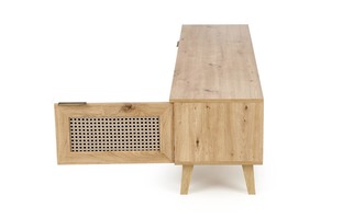 BORNEO RTV-1 stolik RTV dąb artisan/czarny