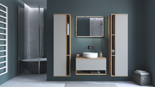 AVIOLA Sink cabinet 80/1S artisan oak