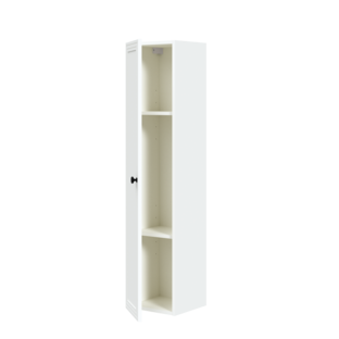 TORETO Słupek 1D (MDF ramiak) biały