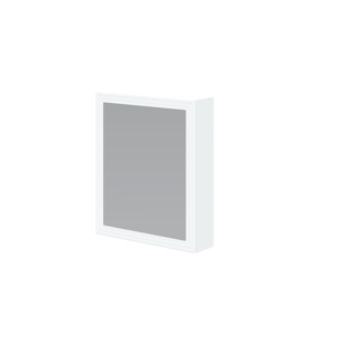 TORETO Mirror cabinet 70x60/1D (MDF frame) white
