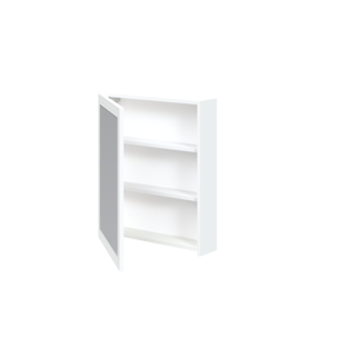 TORETO Mirror cabinet 70x60/1D (MDF frame) white