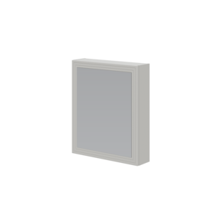 TORETO Mirror cabinet 70x60/1D (MDF frame) cashmere