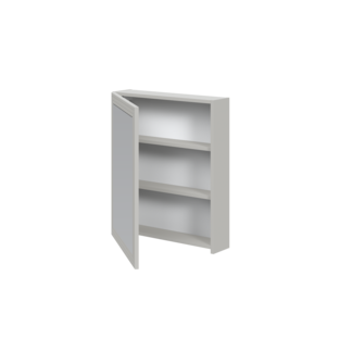 TORETO Mirror cabinet 70x60/1D (MDF frame) cashmere