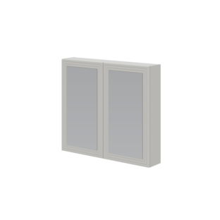 TORETO Szafka lustrzana 70x80/2D (MDF ramiak) cashmere