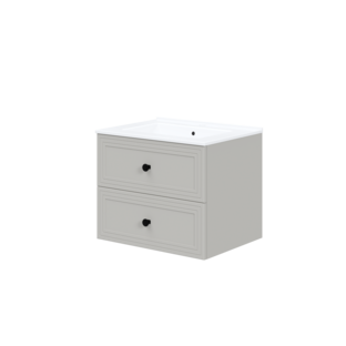 TORETO Sink cabinet 60/2S (MDF frame) cashmere