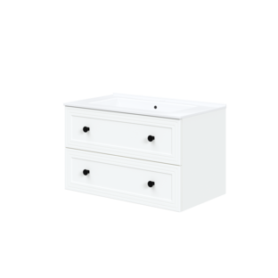 TORETO Sink cabinet 80/2S (MDF frame) white