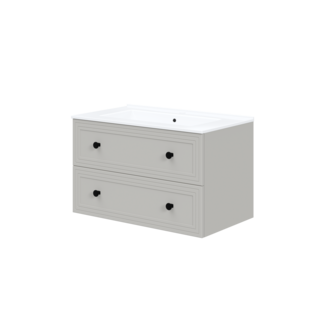TORETO Sink cabinet 80/2S (MDF frame) cashmere