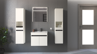 FIGARO Szafka pod umywalkę 60/2D biały