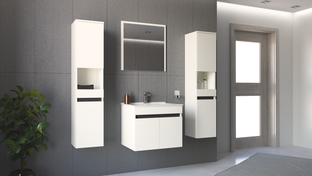 FIGARO Szafka pod umywalkę 60/2D biały