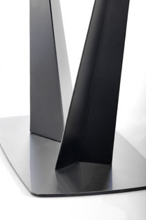 FANGOR extension table, color: top - dark grey, legs - black