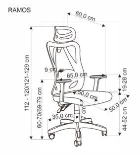 RAMOS office chair, black