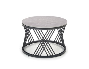 FLAMINGO set of 2 coffee tables, grey marble