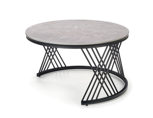FLAMINGO set of 2 coffee tables, grey marble