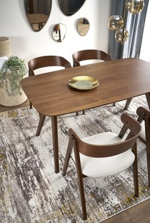 K562 chair, walnut / light beige