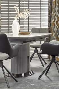 K494 chair, grey / black