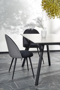 K478 chair, color: black - white