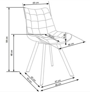 K549 chair, beige