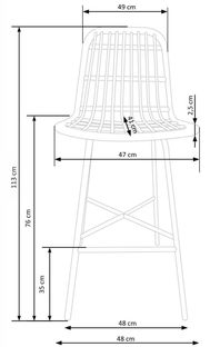 H97 bar stool