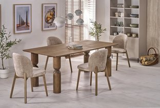 MELTON stół rozkładany 200-300x101x76 cm jasny orzech