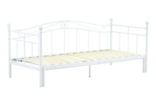 ARIZA łóżko z wysuwanym dodatkowym materacem, biały (1p=1szt)