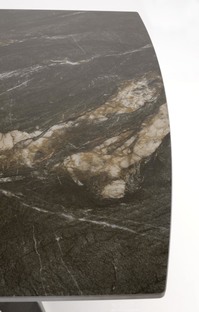 ARMANI stół rozkładany, czarny marmur / czarny (2p=1szt)