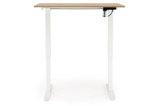 B53 biurko biurko z funkcją regulacji wysokości, dąb artisan / biały