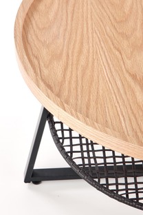 FLORENCE c. table natural oak / black