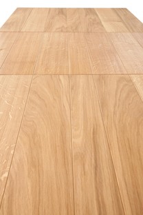 FIESTA stół rozkładany 200-280x100x77 cm dąb naturalny/czarny