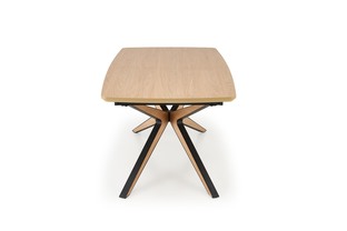 JAMES extension table, natural / black