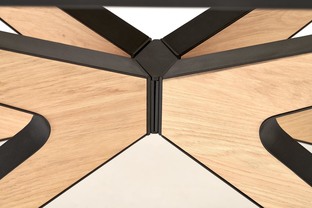JAMES extension table, natural / black