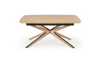 JAMES extension table, natural / black