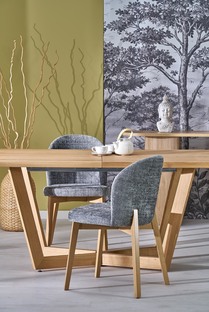 MASSIVE 3 stół rozkładany 160-250x90x77 cm dąb naturalny/dąb naturalny (2p=1szt)
