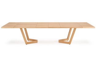 MASSIVE 3 stół rozkładany 160-250x90x77 cm dąb naturalny/dąb naturalny (2p=1szt)