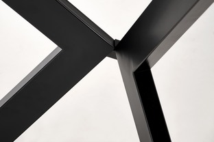 PERONI extension table, walnut / black