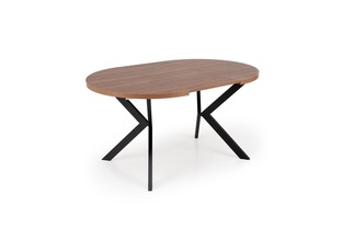 PERONI extension table, walnut / black