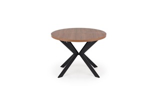 PERONI extension table, walnut / black