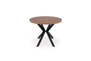 PERONI extension table, walnut / black