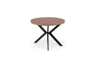 PERONI extension table, walnut / black