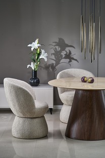PIREUS round table travertine