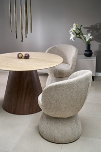 PIREUS round table travertine