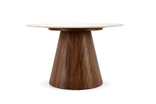 PIREUS round table travertine